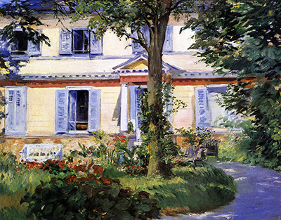 The House at Rueil Edouard Manet